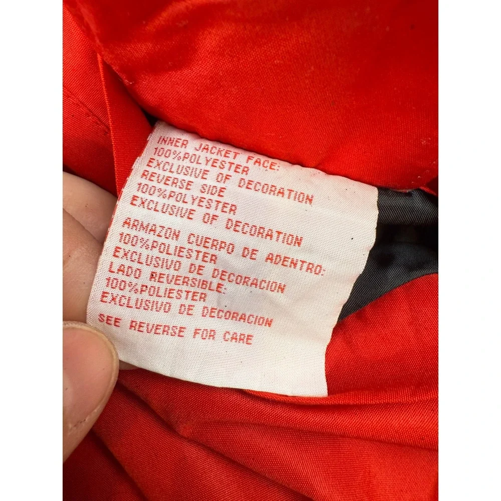 Kansas City Chiefs NFL‎ Reversible Jacket Men's Size M Red Black Fleece
